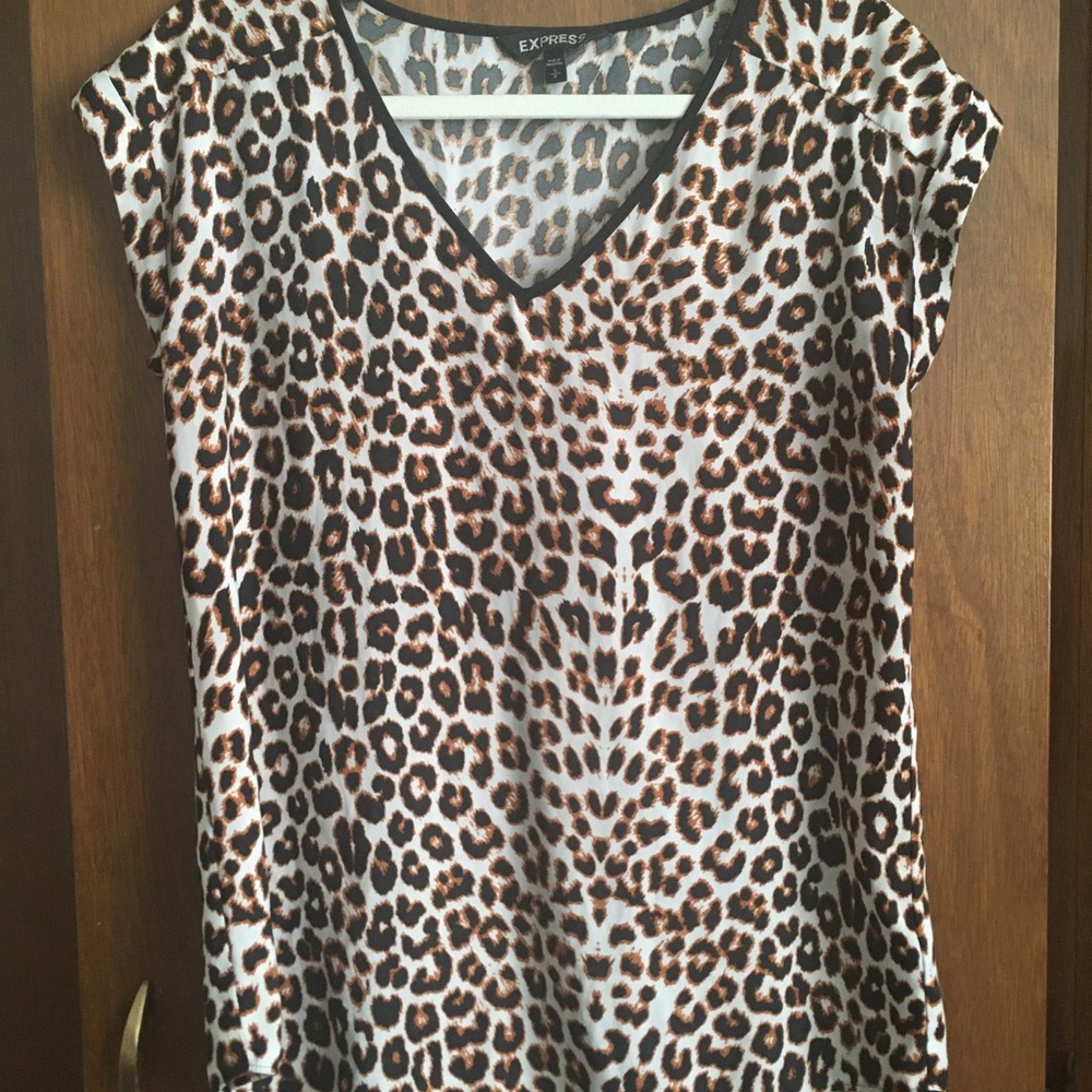 Express Leopard print top